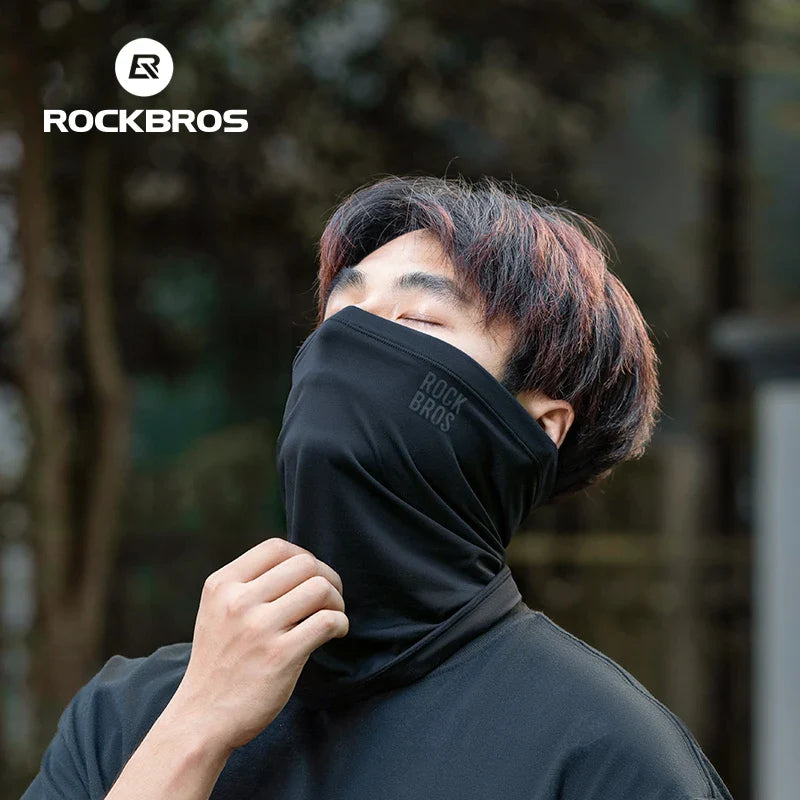 ROCKBROS Winter Keep Warm Cycling Face Mask Fleece Hiking Camping Ski Balaclava Neck Scarf Windproof MTB Road Bicycle Bike Mask Pi-Mart