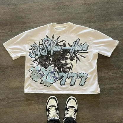 American Letter Graphic T Shirts Y2k Oversized T Shirt Couples Pro Choice Harajuku Gothic Streetwear Vintage Men Women Clothing NovaCart