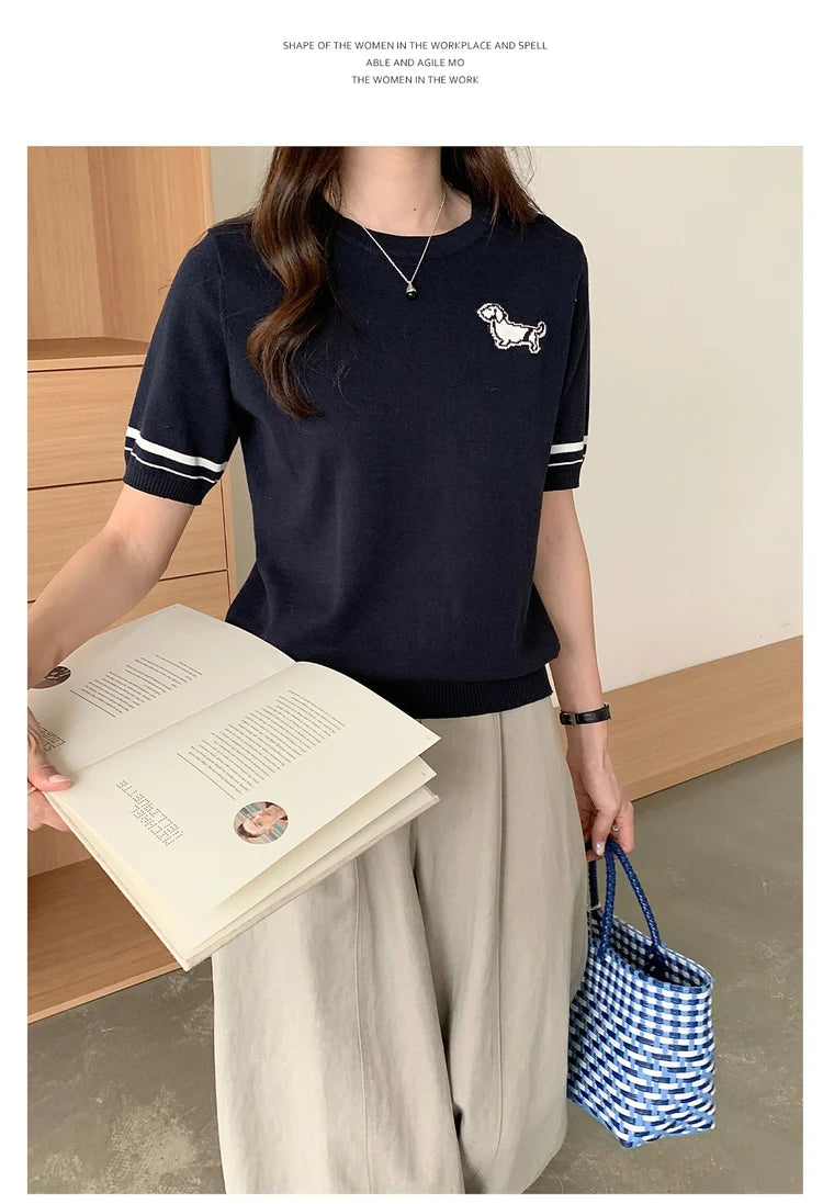 Summer Women's T-shirt 100% Cotton Short Half Sleeve O neck Clothes Solid Casual Pullover Basic Female Top NovaCart