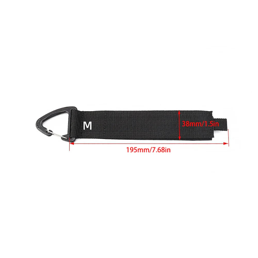 Hanging Mountaineering Buckle With Heavy Material Binding Nylon Storage Belt Extension Line Storage And Sorting Heavy Material Pi-Mart