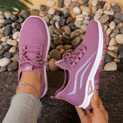 Women's shoes, soft soles, not tired feet,summer sneakers platform shoes, flying weaving, breathable women's sneakers shoes NovaCart