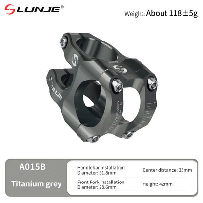 MTB Road Bike Stem CNC Mountain Bicycle Bridge Short Power 31.8mm High Strength Climbing Riser Pi-Mart