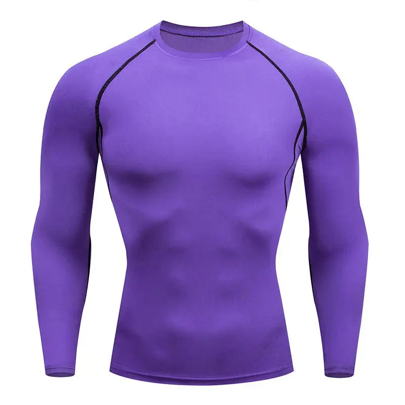 Men's T Shirt Outdoor Training Fitness Gym Jogging Running Sweatshirt Bat/-Man Compression Shirts Tight Elastic Breathable NovaCart