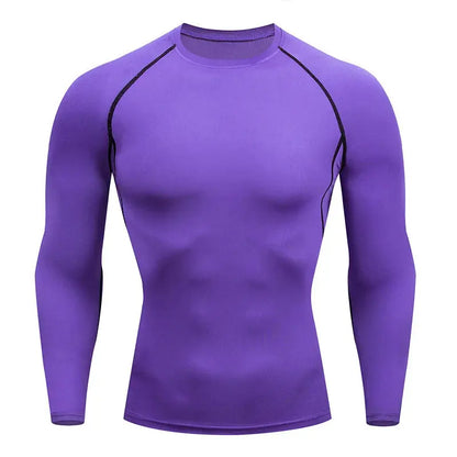 Men's T Shirt Outdoor Training Fitness Gym Jogging Running Sweatshirt Bat/-Man Compression Shirts Tight Elastic Breathable NovaCart