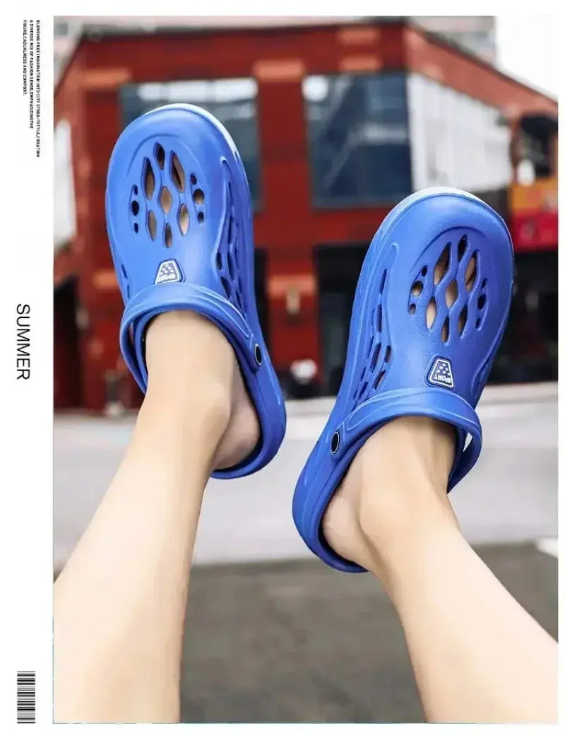 Outdoor Sandals for Men and Women Summer Clogs EVA Slippers Plus Size 47 48 49  Men Garden Shoes Beach Sandals Breathable Clogs NovaCart