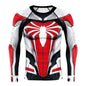 Fashion Comics Spider Cosplay 3D Printed Men's Long Sleeve T-shirt Superhero Tee Casual Loose Fitness Sports Tops Street Clothes NovaCart