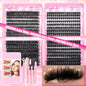 DIY Lash Extension Kit Clusters Individual Eyelashes Kit 9-16mm with Bond and Seal Wispy Natural Mange Lashes NovaCart