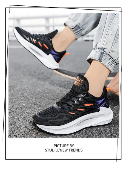 Men's Breathable Sports Shoes Spring New Mesh Casual Fashion Versatile Trendy Men's Shoes Summer Running Shoes Suitable for Outdoor Sports NovaCart