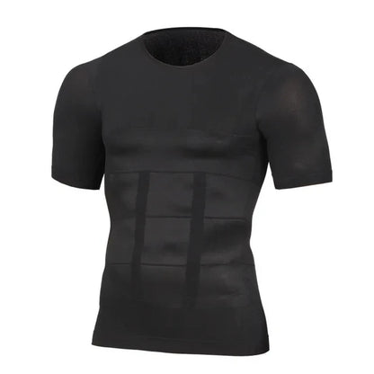 Tummy Control Girdle Men Slimming Body Shaper Compression Shirts Fitness Underwear Fat Burning Shapewear Abdominal Binder Corset NovaCart