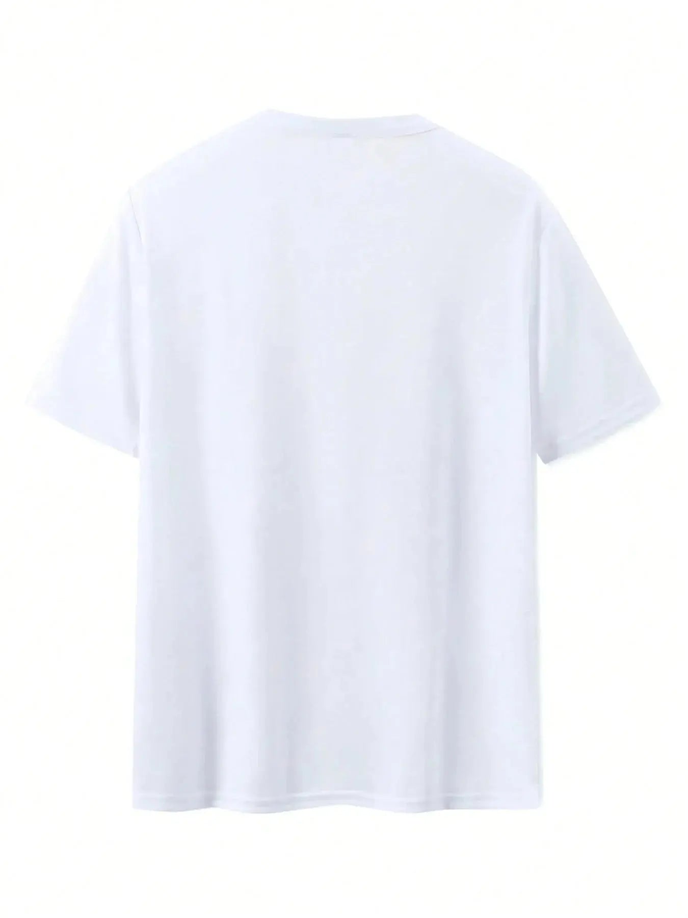 Men's Summer 100% Cotton Fashionable Casual Loose Large Size FAITH HOPE LOVE Printed Sports Round Neck Short Sleeve T-shirt Top NovaCart