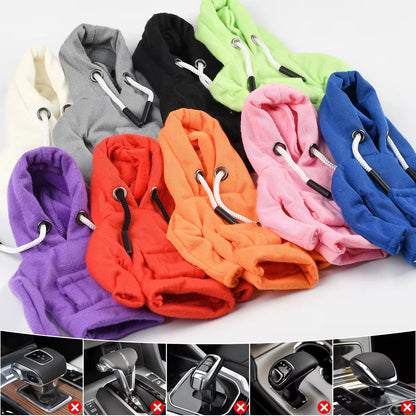 Gear Shift Mini Hoodie Cover Shift Cover Gear Handle Decoration Fits Manual Automatic Universal Car Shift Lever Interior Decor NovaCart