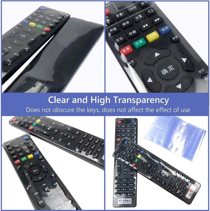 1/5/10/20Pcs Transparent Shrink Film Bag Anti-Dust Protective Case Cover for Tv Air Conditioner Remote Control Shrink Plastic Pi-Mart