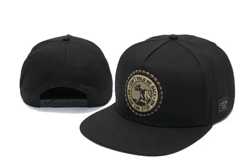 Skull Hand Snapback Hat – Flat Bill Adjustable Baseball Cap FitiqueFit