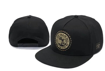 Skull Hand Snapback Hat – Flat Bill Adjustable Baseball Cap FitiqueFit