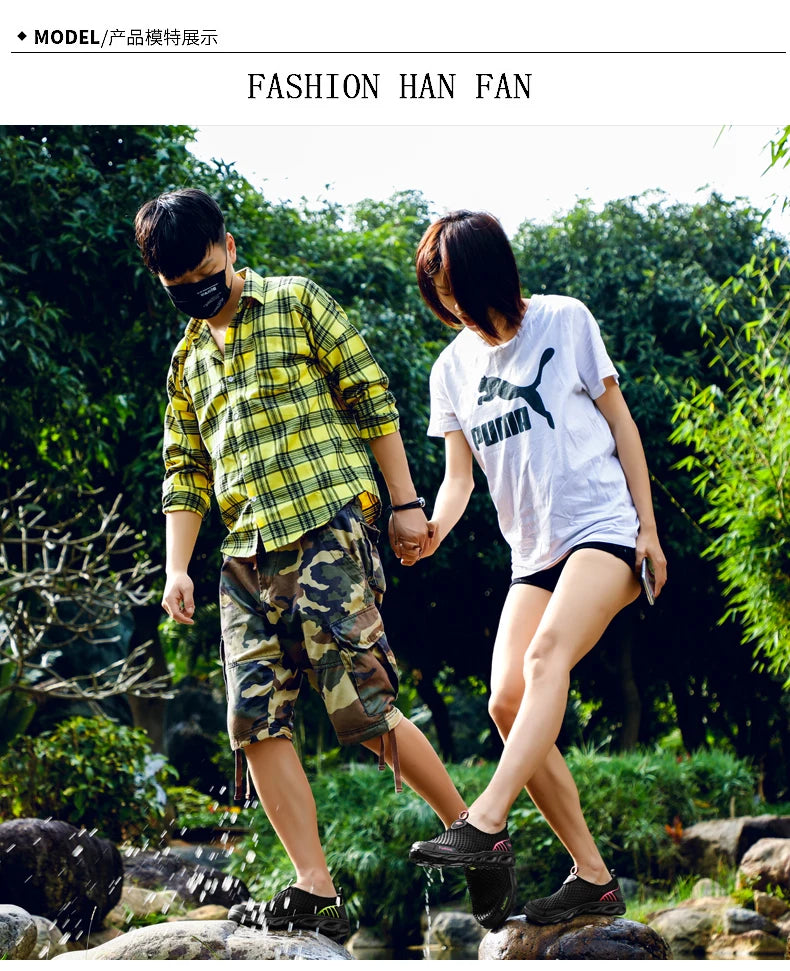 Fashion Casual Shoes Lightweight Summer Breathable Men Shoes Outdoor Comfortable Women Footwear Male Ladies Walking Shoes 36-45 NovaCart