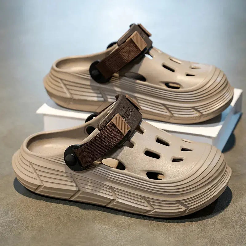 Men's Sandals Casual EVA Clogs for Men Summer Comfortable Garden Shoes Non-slip Wear-resistant Beach Slippers for Men 2025 New NovaCart