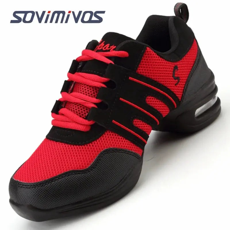Women's Dance Shoes Soft Outsole Woman Breath Jazz Hip Hop Shoes Sports Sneakers Ladies Girl's Modern Jazz Dancing Shoes for Men NovaCart