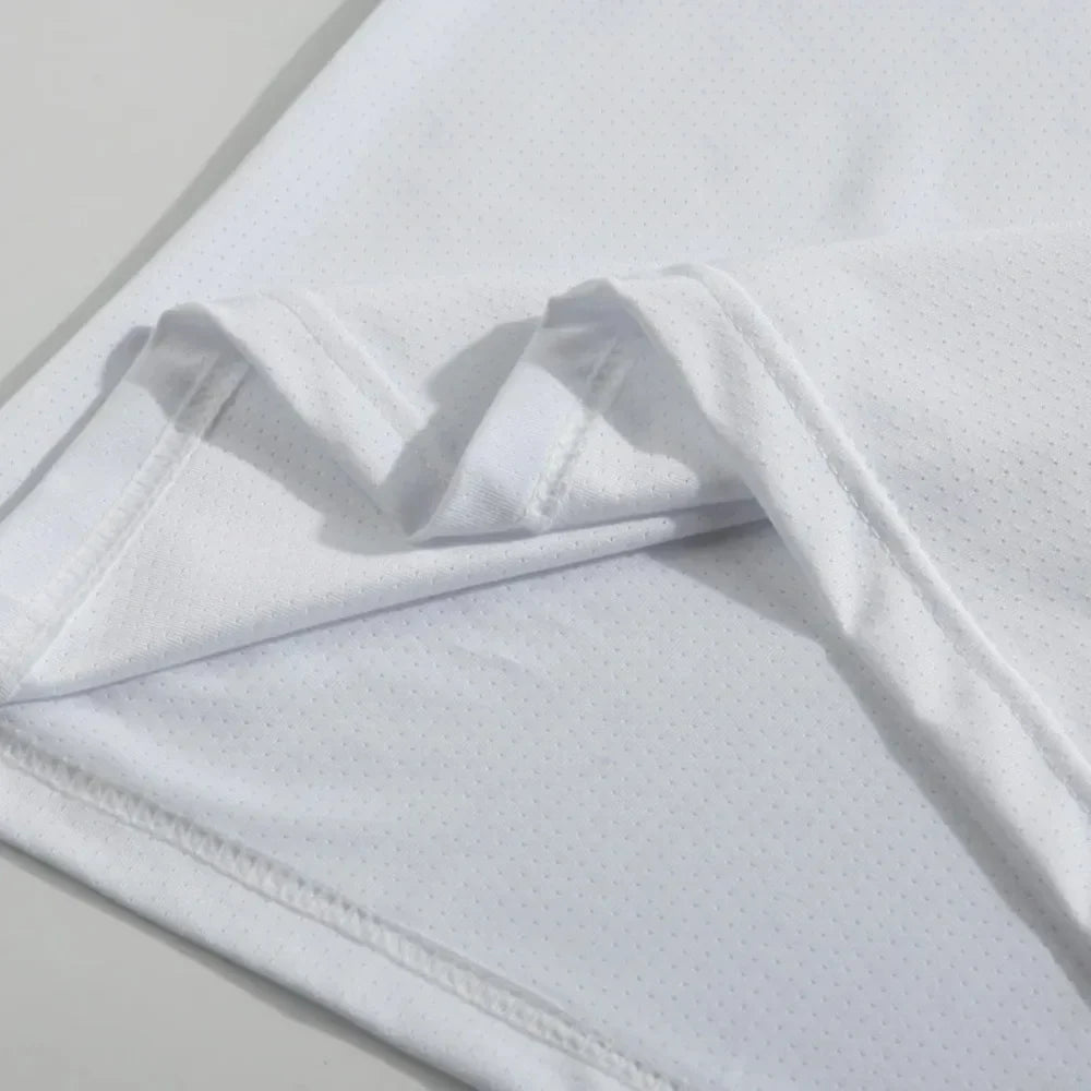 Running T-shirt Reflective Short Sleeve Ice Silk Quick Drying Summer Thin Breathable Fitness Tees Shirt Sportswear Sportsshirt Pi-Mart