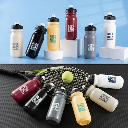 ROCKBROS Bicycle Water Bottle 600ML PP Sports Cup Cycling Kettle Outdoor Camping Hiking Squeeze Bike Cup Pi-Mart