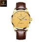BINBOND Top Luxury Brand Fashion Watch For Men Waterproof Clock Man Date Quartz Wrist Watches Leather Strap Business Man Watch NovaCart