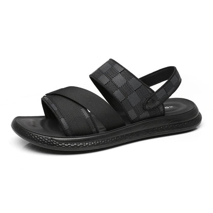 Men's high quality casual sandals summer outdoor waterproof anti slip soft sole comfort beach shoes fashion Lazy Driving slipper