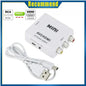 RCA To HDMI Converter with USB Cable 1080P AV To HDMI Adapter AV2HDMI AV/CVSB To HDMI-compatible AV To HDMI Switch HD-MI Adapter Pi-Mart