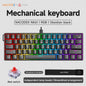 AJAZZ NK61 Wired Gaming Mechanical Keyboard 60% RGB Hot-Swappable 61 Keys Red Switch Mini Keyboard for Gamer PC Pi-Mart
