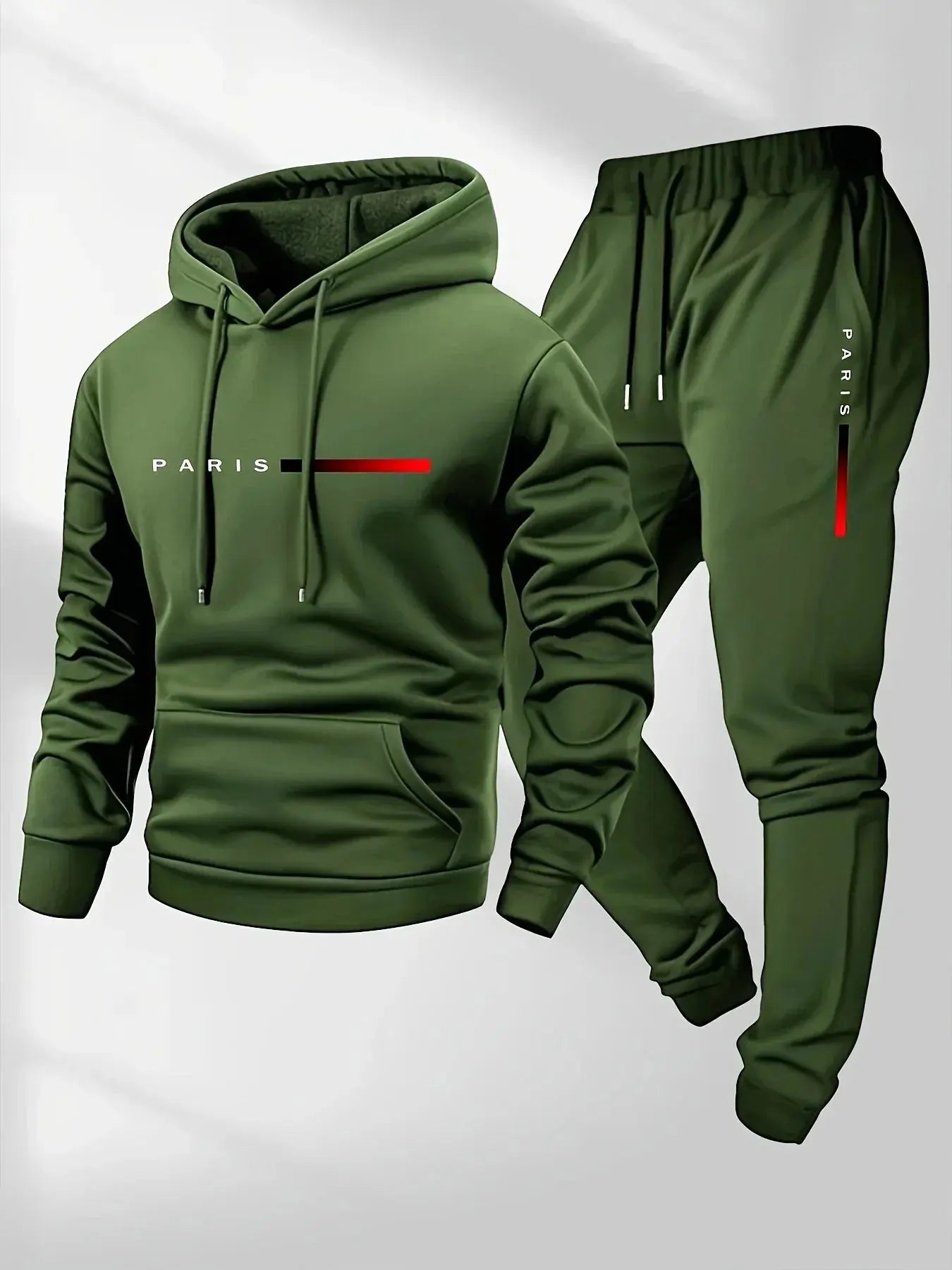 2025 letter printed sportswear set men's hooded sweatshirt long pants set spring and autumn winter warm suit NovaCart
