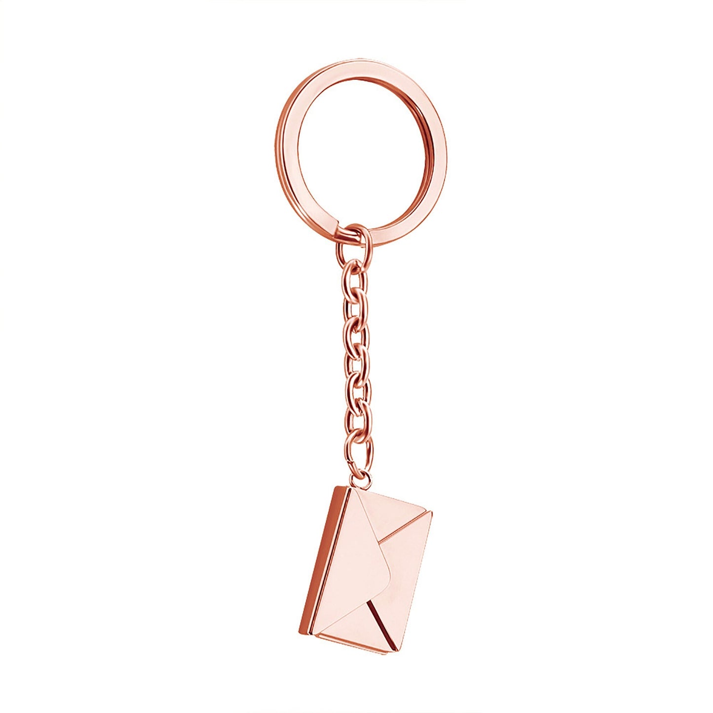 Customizable name envelope keychain For Men Women Car Key Holder
