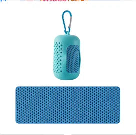 Cooling Towel Breathable Chilly Towel Sports Towel With Storage Box Yoga Towel Gym Towel for Indoor & Outdoor Activities Pi-Mart
