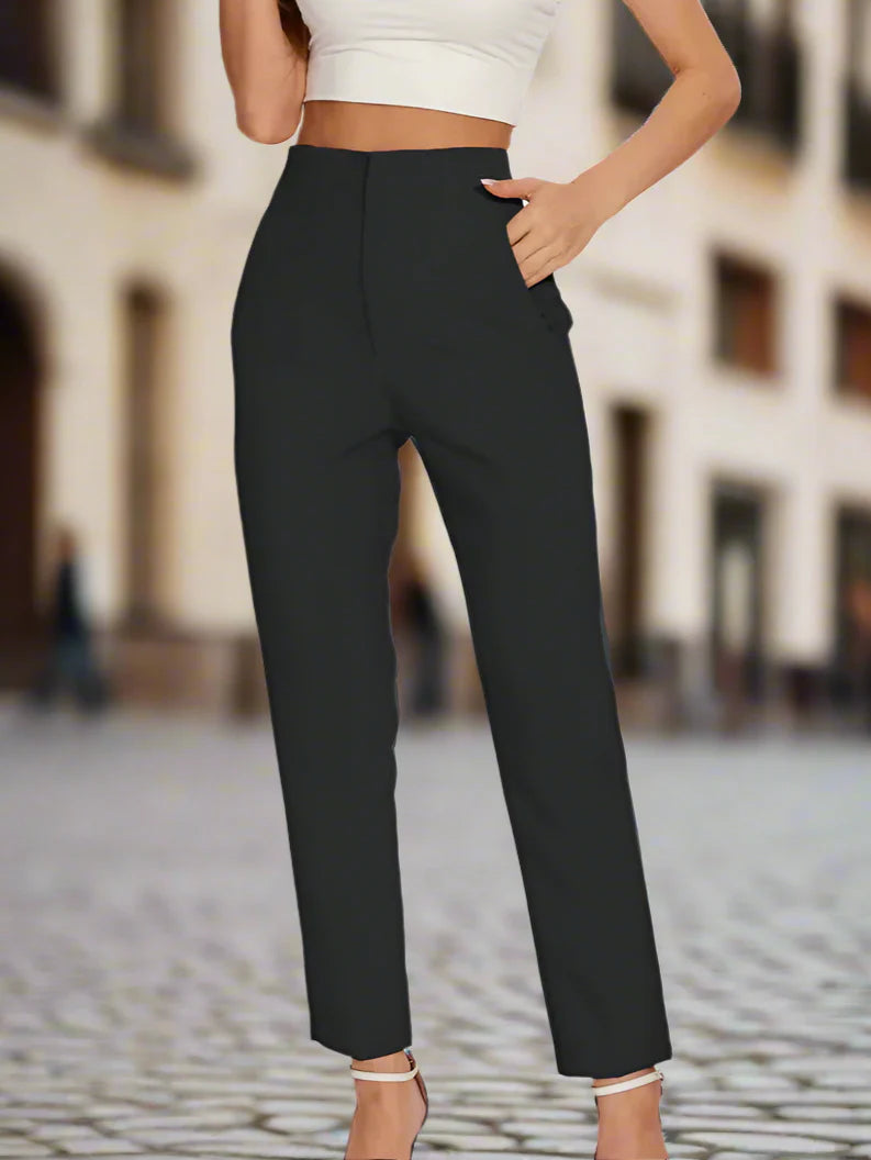 Women’s High Waist Slim Trousers FitiqueFit