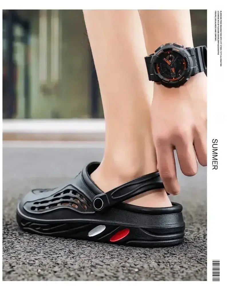 Outdoor Sandals for Men and Women Summer Clogs EVA Slippers Plus Size 47 48 49  Men Garden Shoes Beach Sandals Breathable Clogs NovaCart