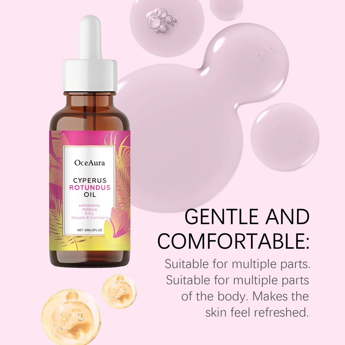 Hair Removal Care Essential Oil: Gentle Skin Care, Clean Hair Removal, Moisturizing, Daily Care Essential Oil