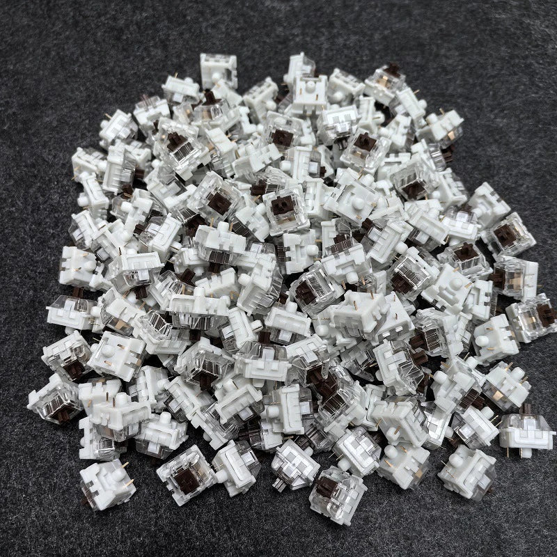 20-100pc Mechanical Keyboard Switches Blue Red Brown Switch Customizable Hot-Swappable 3 Pins Cross Stem for Mechanical Keyboard Pi-Mart