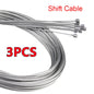10/5/3/1PC 2M MTB Bicycle Brake Line Bicycle Speed Line Fixed Gear Shifter Gear Brake Cable Set Core Inner Wire MTB Road Bike Pi-Mart
