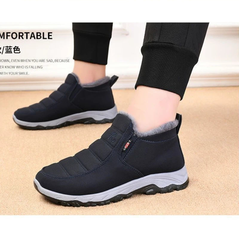 Men's Shoes Autumn Winter Casual Cotton Warm Wear Resistant Chunky Sole Affordable Free Shipping NovaCart