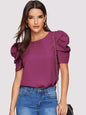 Chic Bubble Sleeve Blouse Summer Style Urban Ease