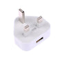 Latest 5V/2.1A Dual USB Port Fast Charger Universal UK Mains 3 Pin Plug Wall Charger Adapter USB Charging For Phone Tablet Pi-Mart