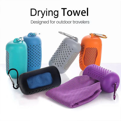 Cooling Towel Breathable Chilly Towel Sports Towel With Storage Box Yoga Towel Gym Towel for Indoor & Outdoor Activities Pi-Mart