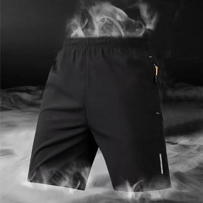 Summer Men Shorts Ice Silk Running Gym Sport Shorts Quick Dry Breathable Beach Short Pant Fitness Jogging Cool Casual Sportswear Pi-Mart