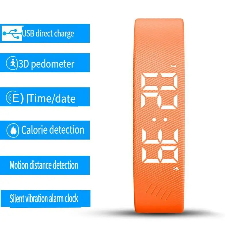 LED Digital Smart Bracelet Vibrating Alarm Clock Waterproof Clock SmartPursue™