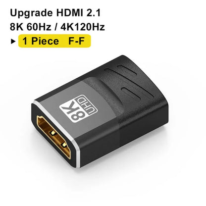 MIZIQIER 8K HDMI 2.1 Adapter 90 270 Degree Male to Female, 8k60Hz 4k120Hz,48Gbps,Compatible PS5/4, HDTV, Roku, TV Stick, PC Pi-Mart