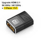 MIZIQIER 8K HDMI 2.1 Adapter 90 270 Degree Male to Female, 8k60Hz 4k120Hz,48Gbps,Compatible PS5/4, HDTV, Roku, TV Stick, PC Pi-Mart