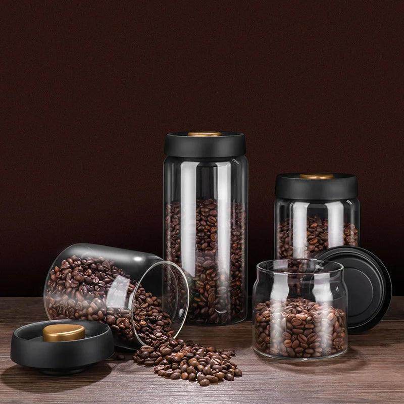 Vacuum Sealed Jug Coffee Beans Airtight Canister SmartPursue™