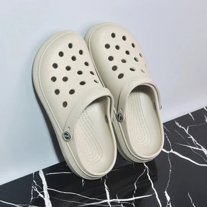 Beach Shoes Men's Summer Ligtweight EVA Trend Home Sandals Clogs Shoes Men Baotou Slippers Outdoor Students Comfortable Sandals NovaCart
