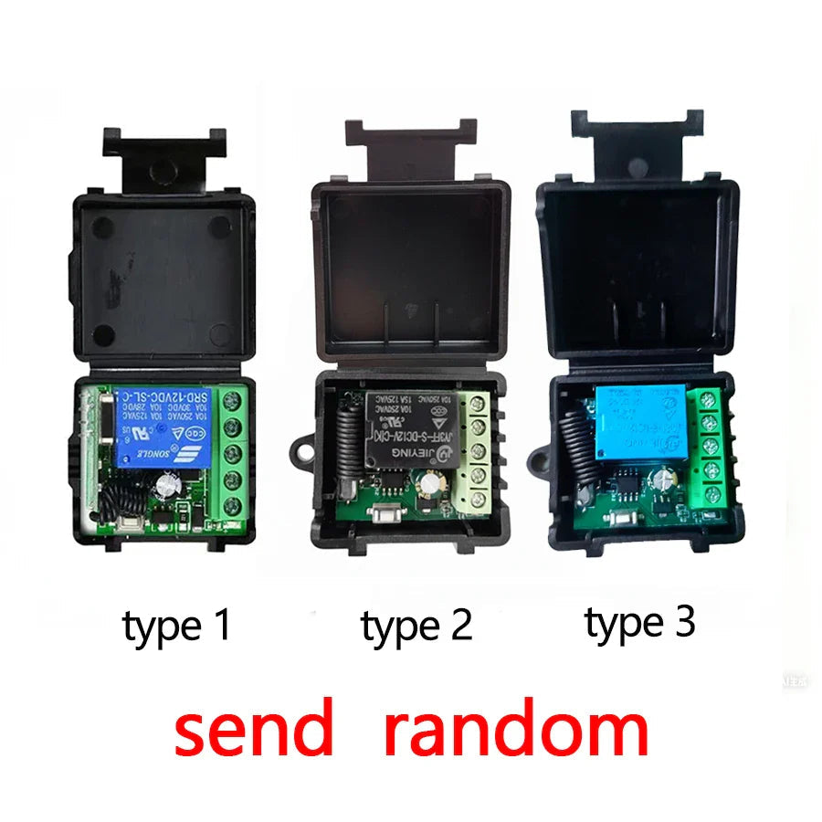 433Mhz Remote Control Wireless Switch DC 12V 1CH RF 10A Relay Receiver and 2CH Transmitter For Door Electromagnetic Lock Pi-Mart