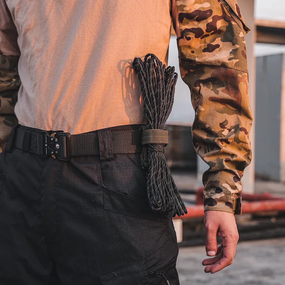 Multi-purpose Nylon Gloves Hook Work Gloves Safety Clip Outdoor Tactical Climbing Rope Camping Hanging Buck Outdoor Camping Pi-Mart