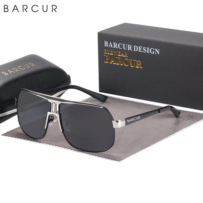 BARCUR Polarized Sports Sunglasses for Men Fashionable Fishing Driving Hiking and Outdoor Eyewear UV400 Protection Gradient Lenses Stevvex