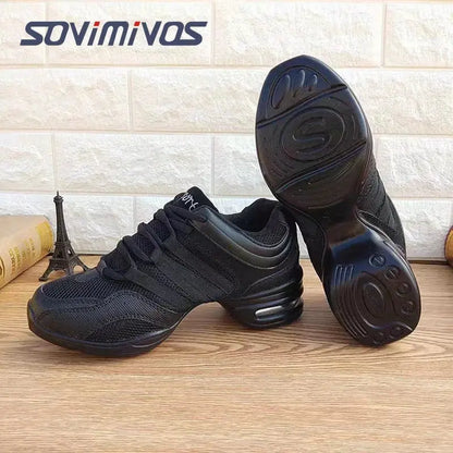 Women's Dance Shoes Soft Outsole Woman Breath Jazz Hip Hop Shoes Sports Sneakers Ladies Girl's Modern Jazz Dancing Shoes for Men NovaCart