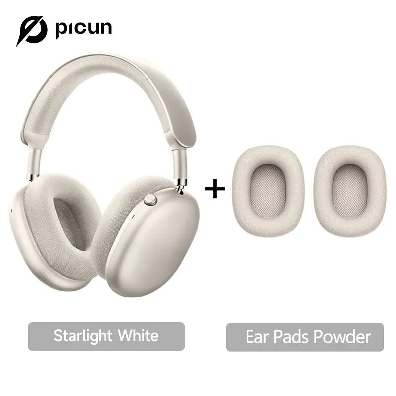 Picun F8MAX ANC Wireless Headphone 59dB Hybrid Active Noise Canceling Spatial Audio Earphone Bluetooth 6.0 Over Ear Headset 180H NovaCart